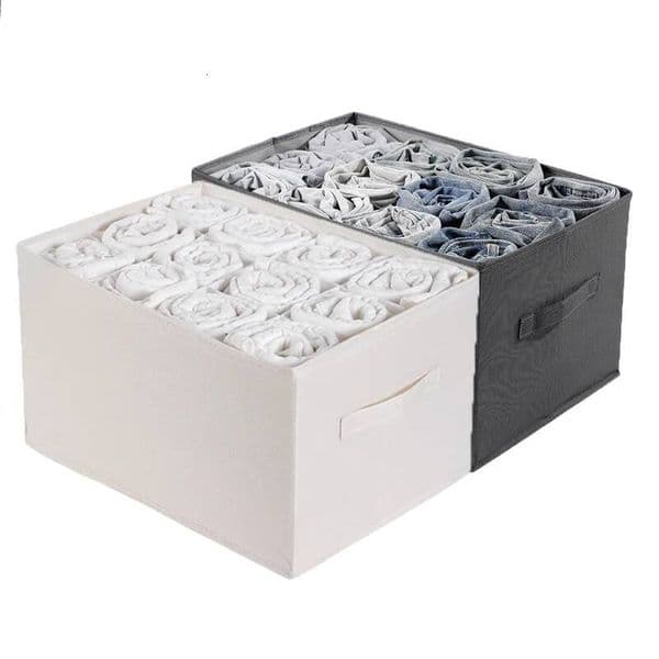Bestseller Underwear Socks Bra Pants Scarf Tie Storage Box Jeans Clothing Organization Dividers For Drawers Clothes Organizer ddmytues