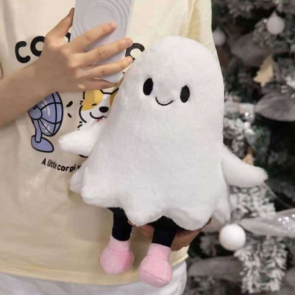 Latest Halloween Ghost Pumpkin Stuffed Plush Toy Handmade Cartoon Anime Cute Birthday Gift for Friends Fun Doll XJ260105