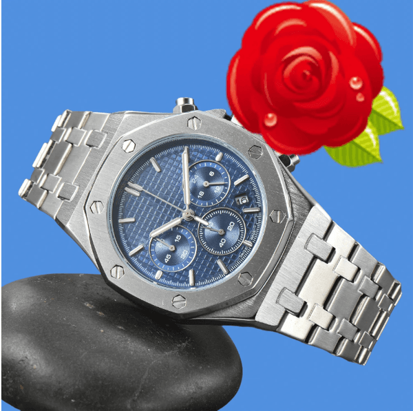 Luxury Mens womens High quality APity quartz watches oakity hexagon man lady brand Fashion Rubber strap Sports men women Wristwatches Modern watches bracelet #591