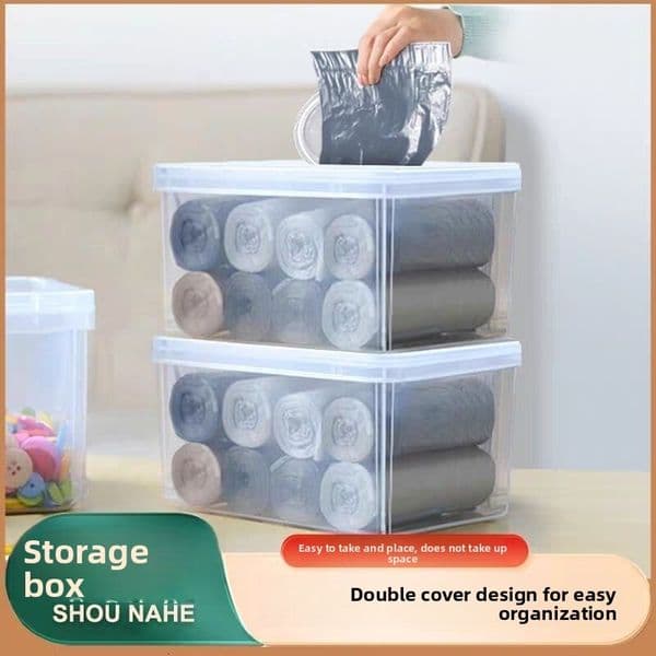 Transparent Snack Storage Box with Lid Digger-Style Box Thickened Large Capacity Food-Grade Rectangular Desktop Storage Container for Dried Fruits Premium
