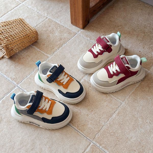 Spring and Autumn New Baby Boys Mesh Breathable Sneakers Girls Anti Slip Casual Trend Running Shoes Toddler Outdoor Shoes