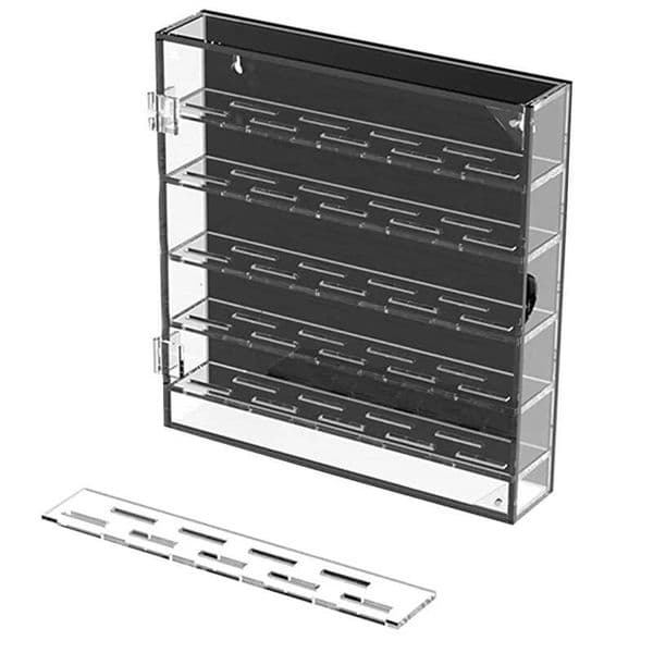 CQMF-Acrylic 5-Layer Coin Collection Challenge Display Box Capacity Holder For Coins Badges Showcase