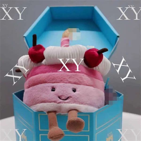 2026 JC New Fun Cherry Cake Soft Quirky Doll Plush Toy Gift online S111