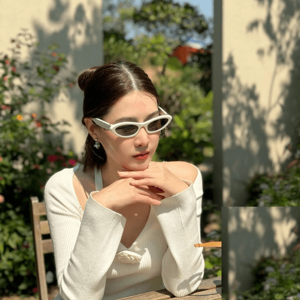 sunglasses designer luxury for women men Euro american trend glasses curved cat eye UV400 goggles 6149 Top Q