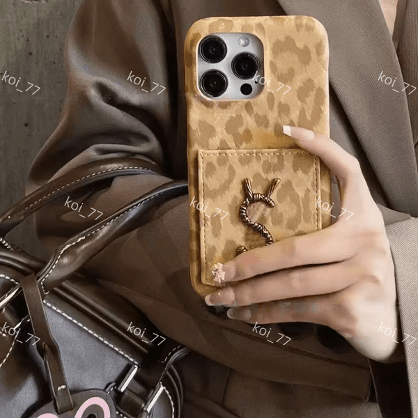 Fashion Designer Cases for iphone 16 15pro 15 14pro 14 pro 13 12pro max Leather Embossed Colorful Luxury Protection Phone Cover Case