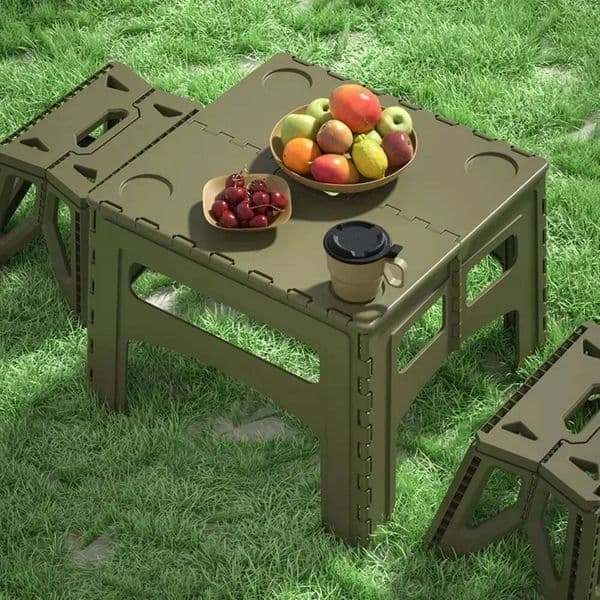 Bestseller Outdoors Foldable TableTravel Folding Step Stool Weight Sturdy Tables Portable Picnic Desk Camping Simplicity Practical Desks ddmytues