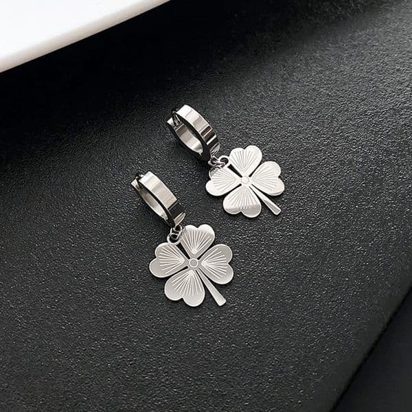 Designer Earrings Designer Earrings for Women Four Petal Flower Earring Gold Drop Earrings Luxury Jewlery Designer