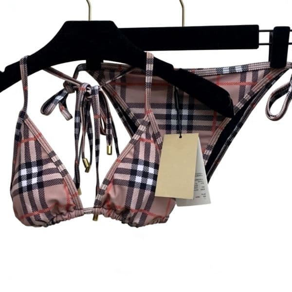 Womens Swimwear Split Swimsuit Classic Letter Bikini Plaid Bathing Suit holiday Beach Set womens swimwears Summer Yacht Party Pool Parties clothes