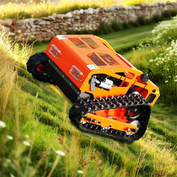 Premium 500mm cordless automatic remote control lawn mower efficient battery powered robotic mower with smart cutting for modern gardens