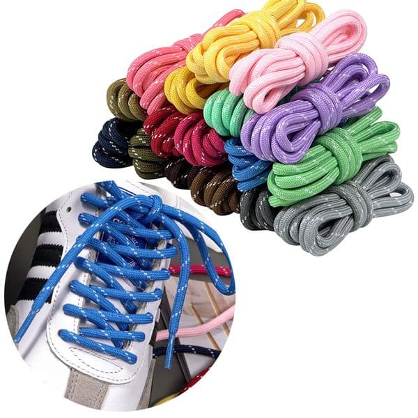 Wholesale 5mm Martin Round Shoe Laces High Quality Round Shoelaces Boot Sneaker Shoestring