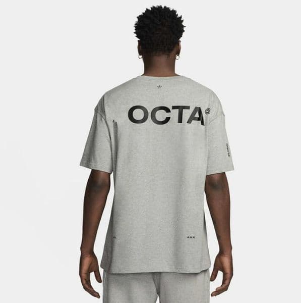 Tshirts Nocta Letter Laminated Print Sports Functional Short Sleeve Cotton T-shirt High Quality Oversize Round Neck Tee Mens Womens Leisure