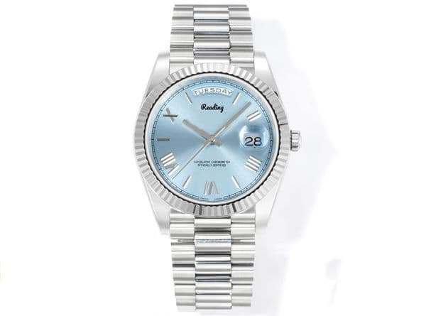 Super Red Blue Bezel Luminous Dial Mens Wristwatches Automatic Movement Watch Sapphire GlassASW