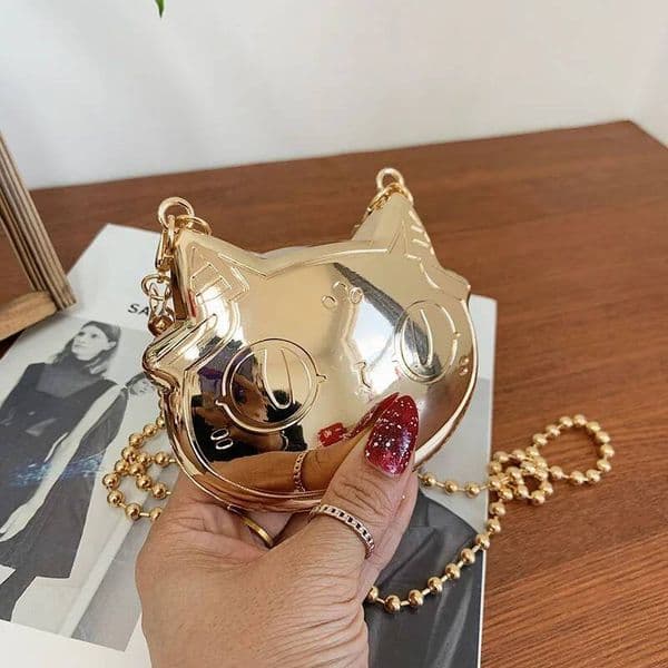 Bestseller Metal Lipstick Bags for Women Fashion Pentagram Shoulder Pearl Chain Crossbody Bag Women's Decoration ddmybear