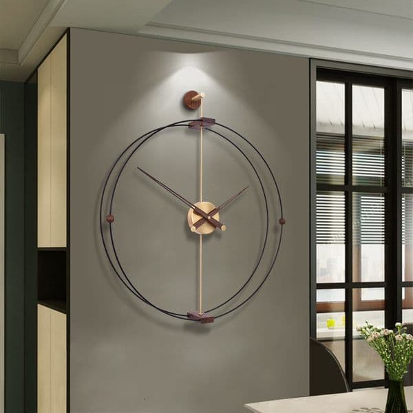 Spanish Creative Living Room Home Decor Craft Wall Watch Fashionable Personalized Modern Simple Quartz Clock