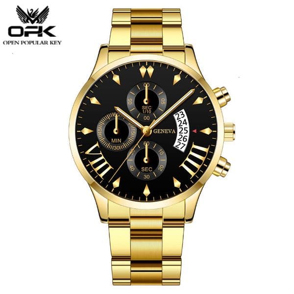 2026 new model Circular dial with multiple timing sub dials Roman numeral scale exquisite luxury couple watch new business retro style quartz movement fashion watch