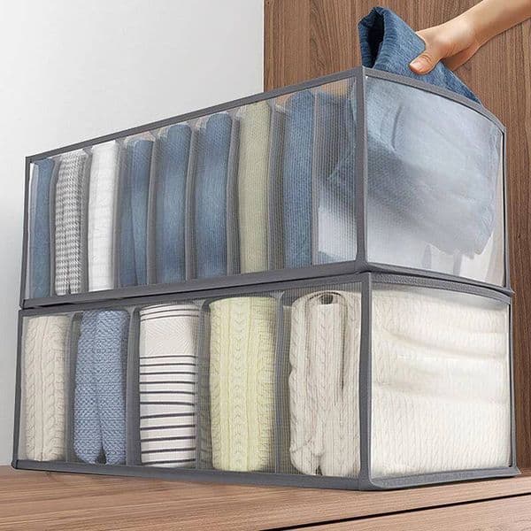 Clothing Cabinets Drawer Jeans Organizer Underwear Pants T-Shirt Socks Storage Box Save Wardrobe Space