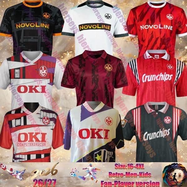 92 94 96 97 Retro BALLACK 2026 FC Kaiserslautern Soccer Jerseys EMRELI PRTAJIN REDONDO HEUER HANSLIK RITTER SAHIN KUNZE ALIDOU 25 26 Home Away Men kids football shirts