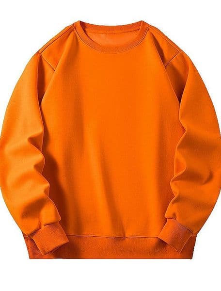 a608 Men Long-sleeved T-shirt Round Neck Long-sleeved Loose Casual Sweatshirt Loose