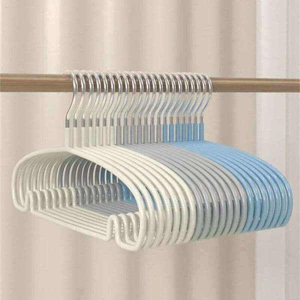 Non Slip No Shoulder Bump - Space Saving Clothes Rounded Hangers for Coat,Sweater,Jackets,Pants 26H0111