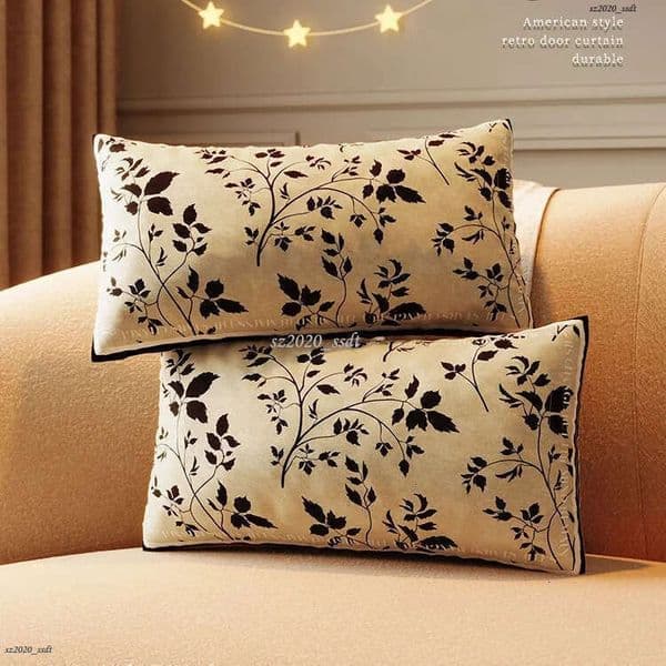 Designer pillowcases, decorative pillows, vintage flannel pillowcases, wool pillowcases, black and white sofas, home decor pillowcases in multiple sizes