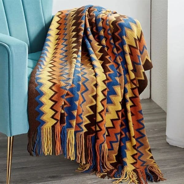 Bohemian Blanket Geometry Aztec Ba Blankets Ethnic Sofa Cover Slipcover Decor Throw Wall Hanging Tapestry Rug Cobertor