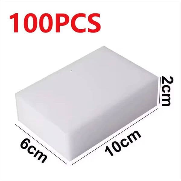 Bestseller 50/100Pcs Magic Sponge Cleaner Melamine Foam Scrubber for Kitchen Bathroom Stain Remover Dishware Household Cleaning Tools ddmytues