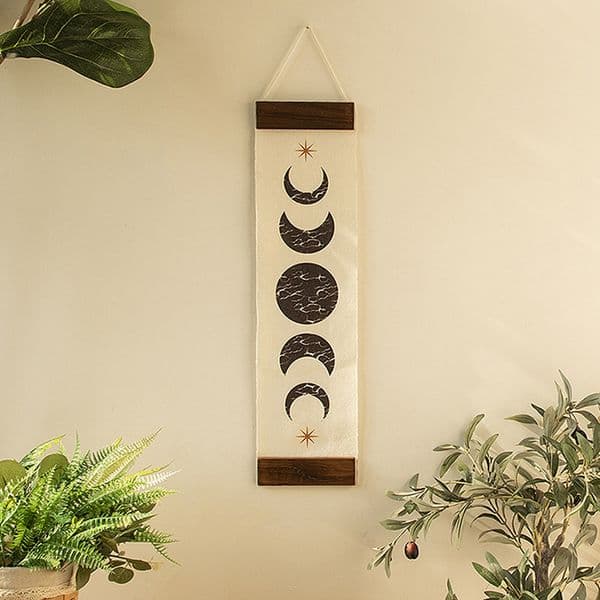 Star Moon Phase Tapestry Boho Home Decoration Wall Decor Room Decors Aesthetic Macrame Bedroom Wall Hanging Decoration Gift