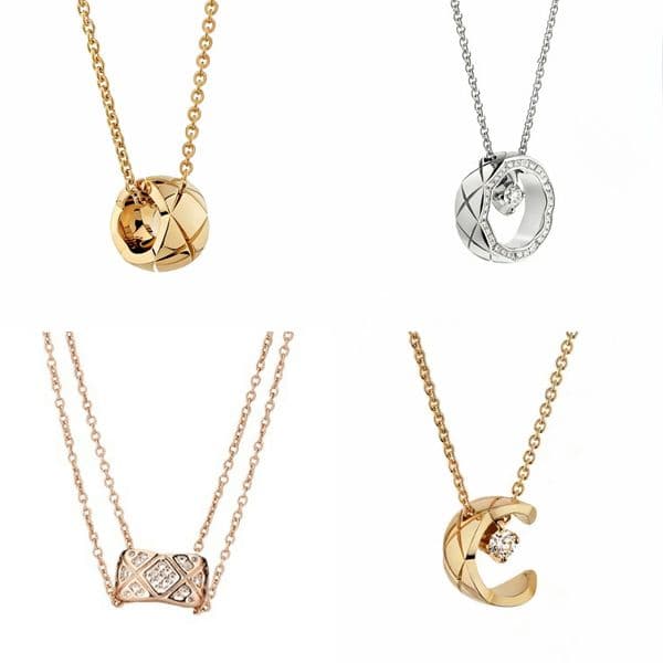 Luxury Necklace Designer Diamond Pendant Necklace Classic Rhombus Plaid Necklace Men's and Women's Jewelry Pendants 18k Gold Plated Necklace High-quality Party Gift