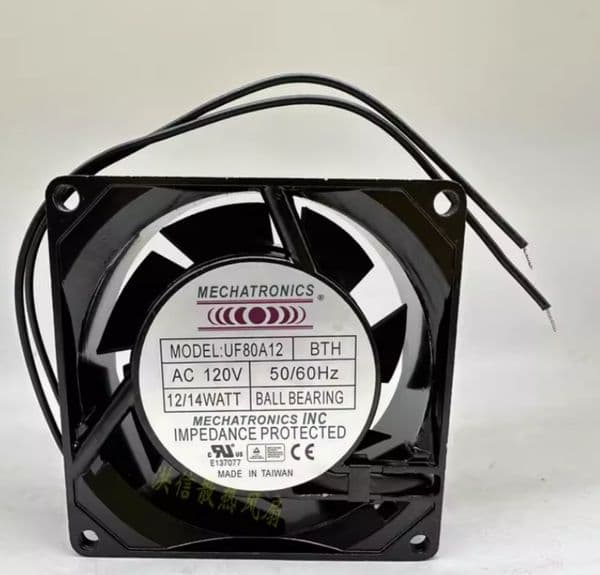UF80A12 BTH AC120V 12/14W 80*38MM 8038 Two-Wire Fan