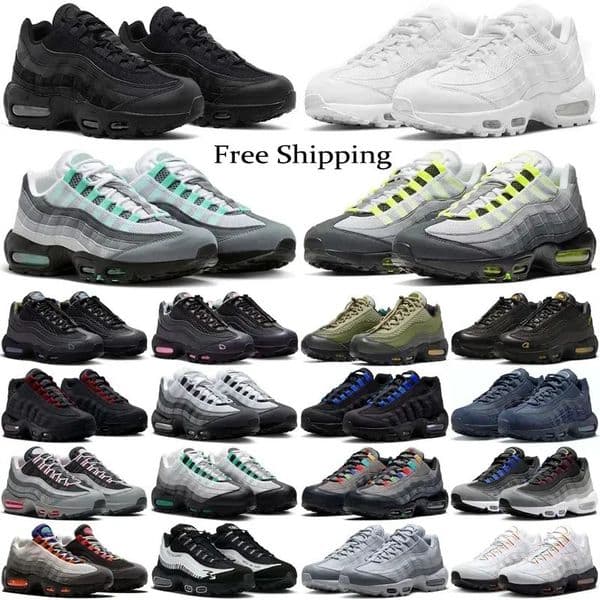 Shipping Free Designer 95 95s sneakers Running Shoes trainers for mens womens chaussure black Outdoor men women Sports runners top