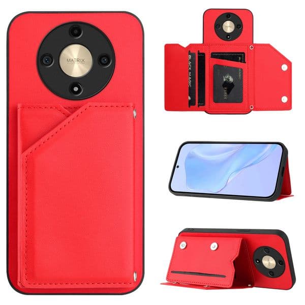 Wallet Leather Phone Case For Honor 400 Pro Lite X7C X8C X9C Smart X60 Magic 7 Card Slot Holder Bag Cover