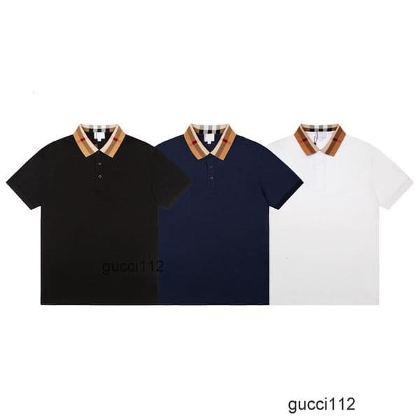 Mens Stylist Polo Shirts Italy Men Clothes Short Sleeve Fashion Casual Mens Summer T Shirt Many colors are available US Size X burberrys2 Burberrys burbberys GF4B