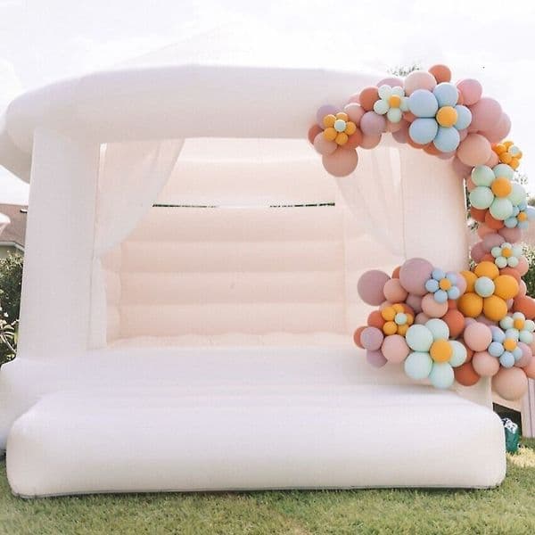 Free delivery Commercial Giant White inflatable wedding bouncer Outdoor Games Activities bouncy castle adult beautiful bounce house inflatable bouncers