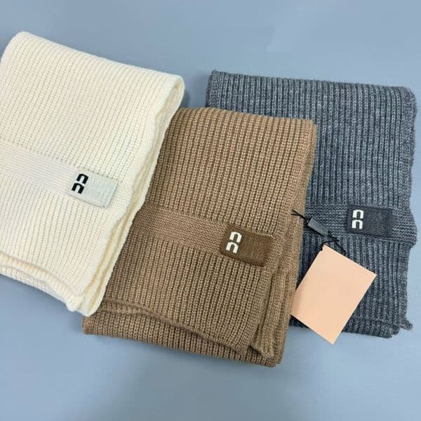 Designer Scarf Cashmere Scarves for Winter Warm Womens and Mens Scarf High Quality Knitted Scarf Beanie Hats Scarves Sets HotSelling