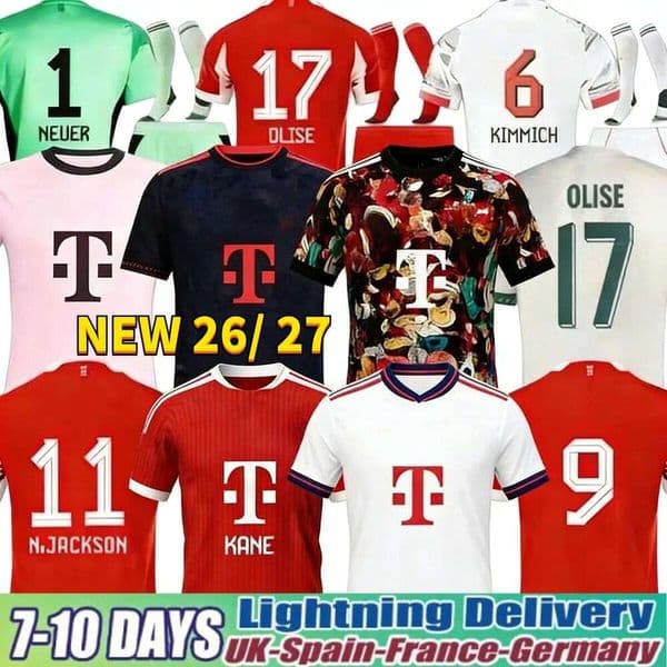Munich25 Kane Luis Diaz 26 27 Bayern Soccer Jerseys OLISE 2026 Football Shirt Kingsley Coman Musiala Kimmich Kit Kids Oktoberfest Trikot Munich Jersey Top