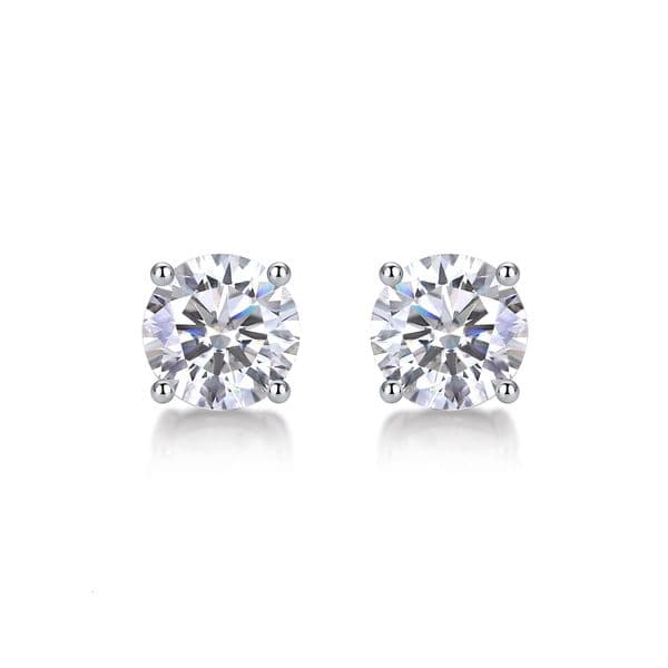 Wholesale Cluster VVS D 1ct 2CT 3CT GRA Certified Earrings 925 Sterling Silver Women Moissanite Diamond Jewelry Stud Earrings