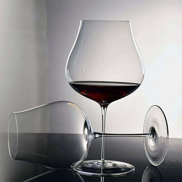 Valentine's Day 2/1Pcs 940/710ml Red Crystal Goblet Burgundy Bordeaux Wine Glass Cups Long Stem Tasting Cup Wedding Drinkware 26H0114