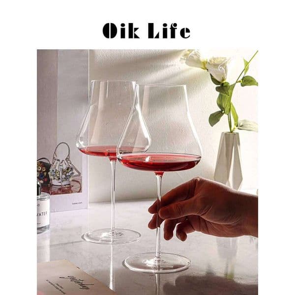 Valentine's Day 2PCS Ultrathin Crystal Wine Glasses Party Stemware Universal Wineglass Volcano Grand Cru Bordeaux Goblet Champagne Cup 26H0114