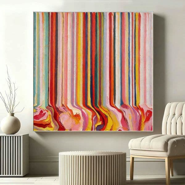 Modern Home Decor Wall Art HandPainted Colorful Abstract Oil Painting on Canvas ArtWork Repro Living Room Decoration Picture (No Framed)- SH687