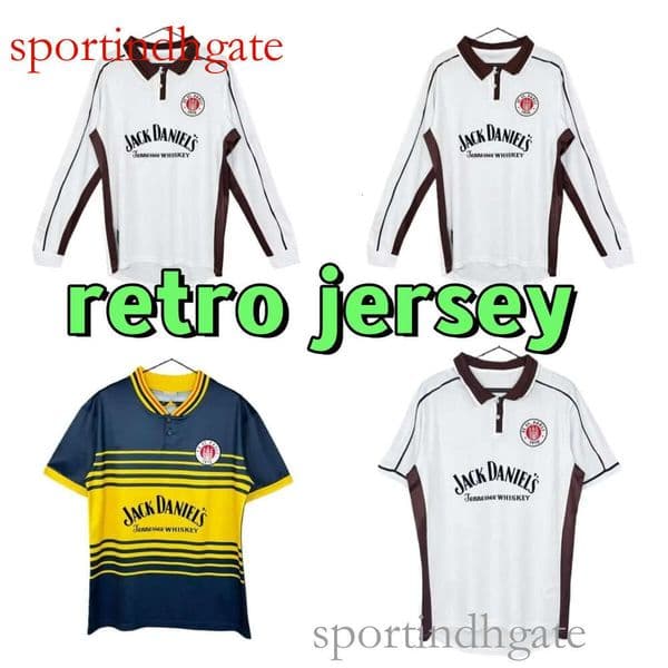 ST Pauli Retro Soccer Jerseys 97-00 Home & Away Football Shirts - Vintage Style Uniforms top quality