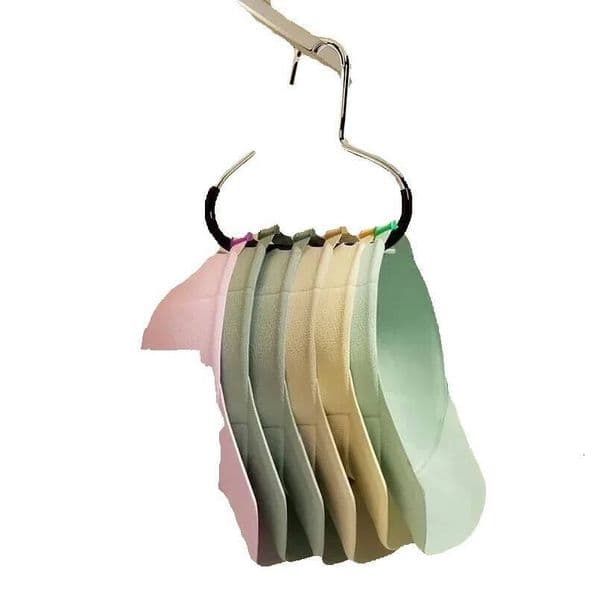 Durable Circle Ring Hanger Non-Marking Non-Slip Hat Storage Hook Scarf Towel Tie Hanging Rack