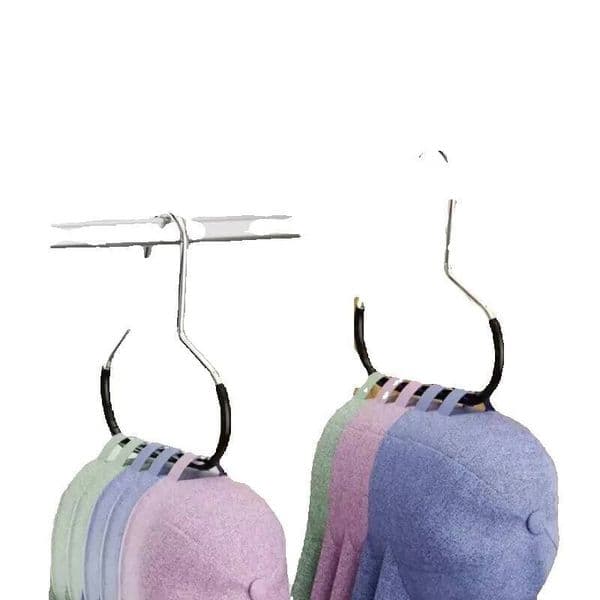 Circle Ring Hat Hanger 8 Hats Display Rack Baseball Cap Organizer Scarf Towel Tie Storage Holder For Closet Bedroom Saving Space