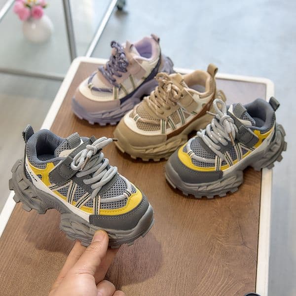 Size 22-30 kids shoes Baby Toddler Shoes For Boys Girls Breathable Mesh Little Kids Casual Sneakers Non-slip Children Sport Shoes tenis