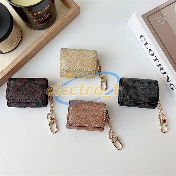 Fashion Bluetooth Airpods earphone headphone Case Luxury Leather Letter for Airpod Pro 2 3 4 Airpods 4 3 2 cases Womens Mens Luxury Multi Colors Earphone Accessories
