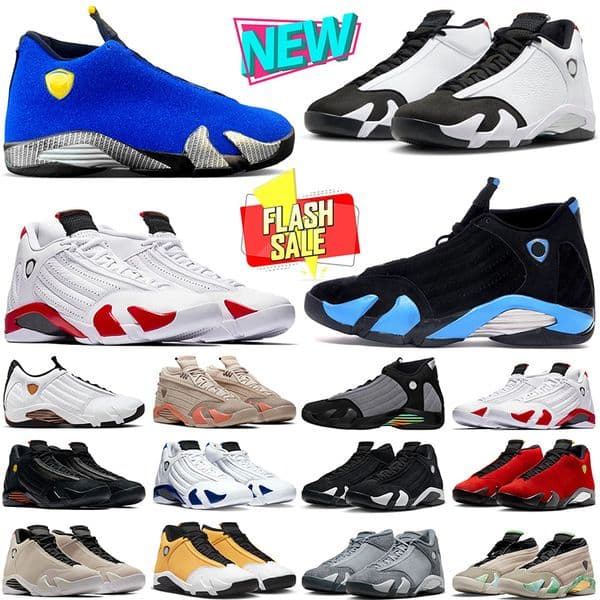 14 14s basketball shoes men Black Toe Particle Grey Open Black White Green Flint Grey mens trainers outdoor sneakers