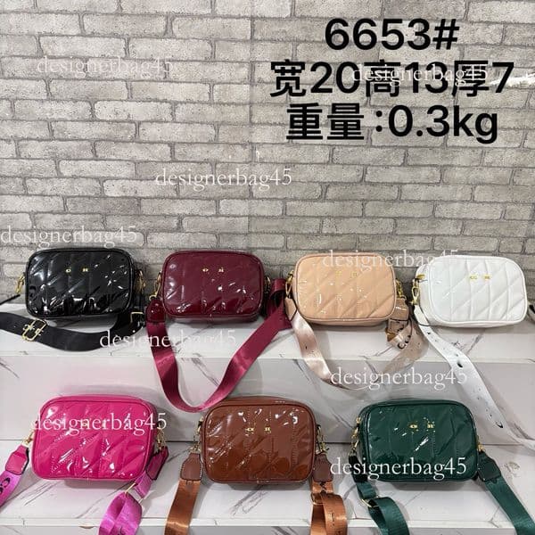 New Cross Luxury bag designer bag Border Quilted Camera Vintage Zipper Small Square Single Shoulder Crossbody Bag Fashion Versatile 1049