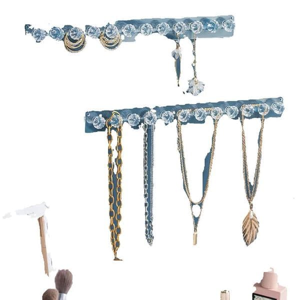 Wholesale For Jewelry Necklaces Desktop Hanging Storage Wall Hooks Acrylic Shelves
