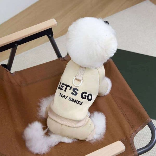 4 Legs Hoodies Jumpsuit for Small Dogs Puppy Clothes Sport Dog Pullover Sweatshirt Doggies Winter Coat Warm Pet Cat Apparel 26H0116