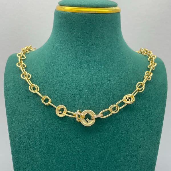 Designer Necklaces Diamond Chain Letter Necklace Chain Earrings Bracelet Elegant Lady Fashion Pendant Luxury Jewelry Birthday Gift