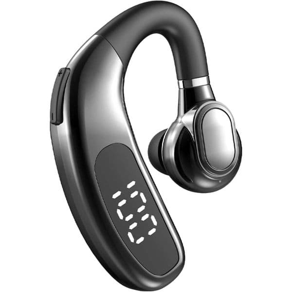 Wireless Handsfree Earpiece Driving Single Earbud Bluetooth One Earbuds Open Earphone Running Sports Headphones with Ear Hook Trucker Blue Tooth Headset for